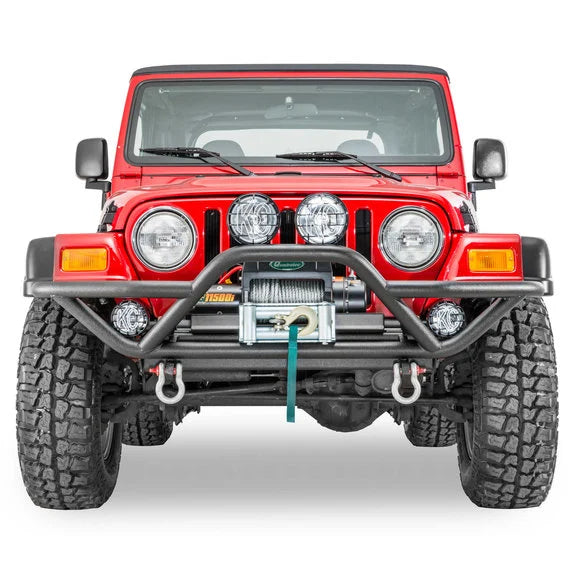 Load image into Gallery viewer, Quadratec QRC Front Bumper, Rocker Guards &amp; Rear Bumper for 87-06 Jeep Wrangler YJ &amp; TJ
