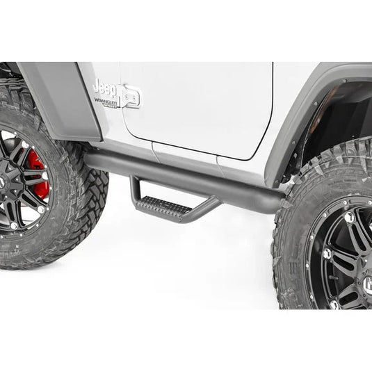 Rough Country RCJ1846 Wheel to Wheel Nerf Steps for 18-24 Jeep Wrangler JL