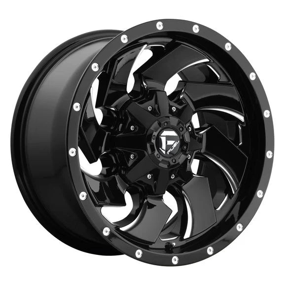 Fuel® Off-Road D23920002647 Cleaver Wheel in Black with Machined Accents for 07-24 Jeep Wrangler JL, JK & Gladiator JT