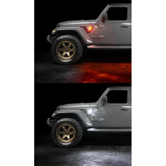 Oracle Lighting 5861-504 Sidetrack Fender LED Lighting System for 18-22 Jeep Wrangler JL & Gladiator JT