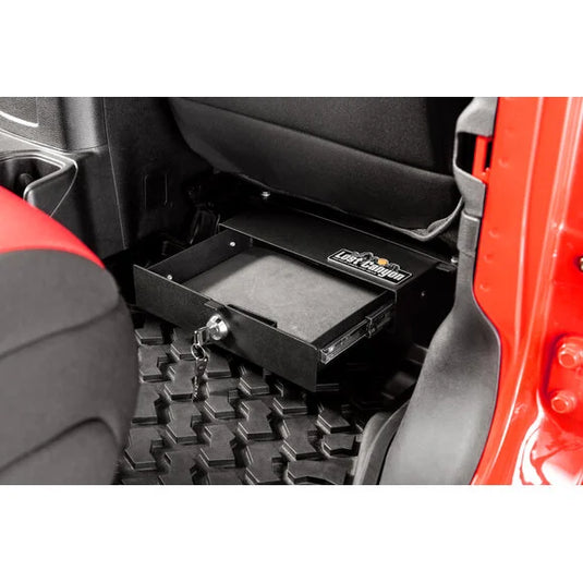 Lost Canyon Under Seat Security Box for 18-24 Jeep Wrangler JL Unlimited 4-Door & Gladiator JT