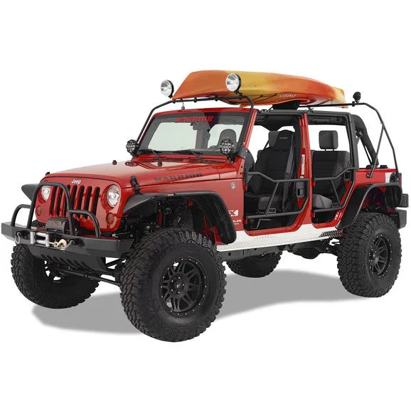 Warrior Products 871 Safari Canoe Rack for 97-06 Jeep Wrangler TJ & Unlimited