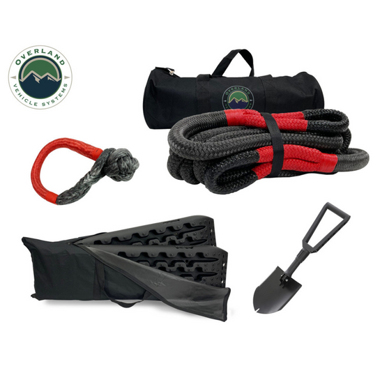 Ultimate Recovery Package - Brute Kinetic Rope, Recovery Shovel, Recovery Ramp, 5/8" Soft Shackle