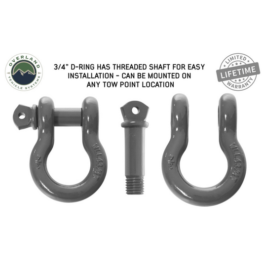 Recovery Shackle 3/4" 4.75 Ton - Gray Universal