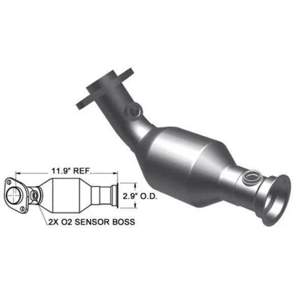 Magnaflow 49492 OE Grade Front Driver Side Catalytic Converter for 02-03 Jeep Liberty KJ with 3.7L