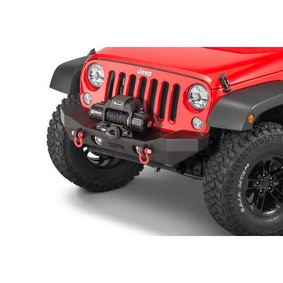 Load image into Gallery viewer, Body Armor JL-19532 Front Mid Width Winch Bumper for 18-21 Jeep Wrangler JL &amp; Gladiator JT
