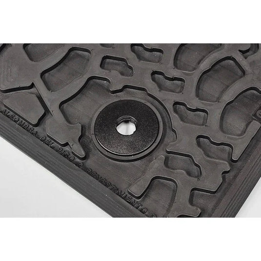 FlexTread Tire Tread/Scorched Earth Scene Front & Rear Floor Liners for 07-18 Jeep Wrangler JK Unlimited 4-Door