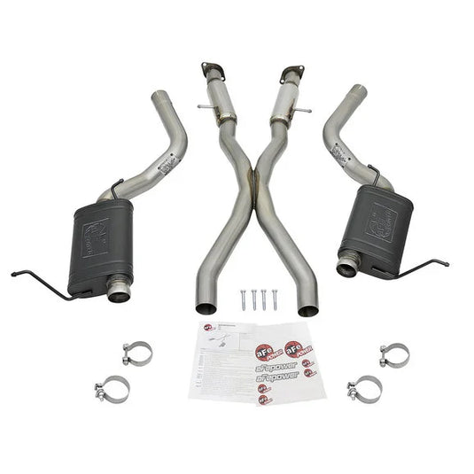 aFe Power Mach Force XP 3" 304 Stainless Cat-Back Exhaust System for 12-19 Grand Cherokee SRT-8 & Trackhawk w/ 6.4L & 6.2L Hemi