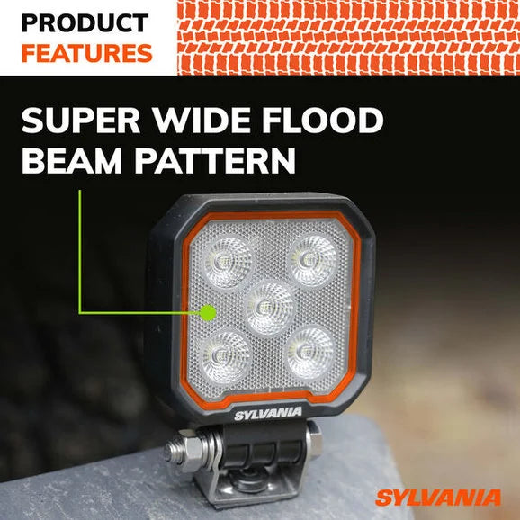 Load image into Gallery viewer, Sylvania RGCUBE3INFL.BX2 Rugged 3 Inch LED Pod Cube- Flood Light Pair
