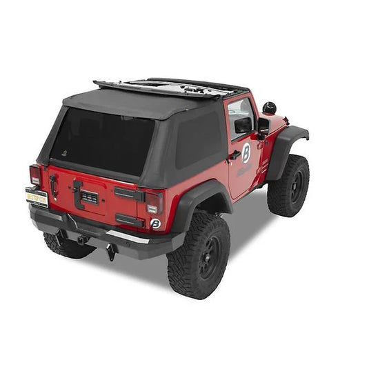 Bestop 58422-17 Tinted Window Kit for 07-18 Jeep Wrangler JK 2 Door with Twill Trektop NX