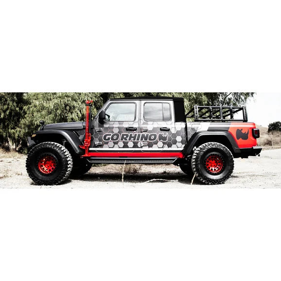 Load image into Gallery viewer, Go Rhino 701001T Exterior Jack Mount for 18-24 Jeep Wrangler JL &amp; Gladiator JT
