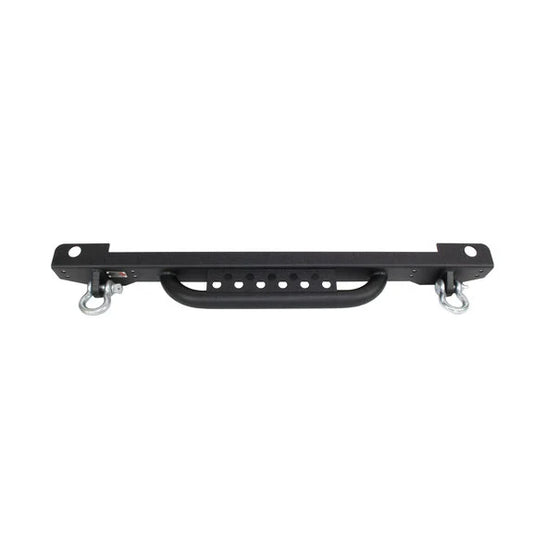 Fishbone Offroad FB22072 Piranha Series Rear Bumper with Step and D-Ring Tabs for 87-06 Wrangler YJ/TJ