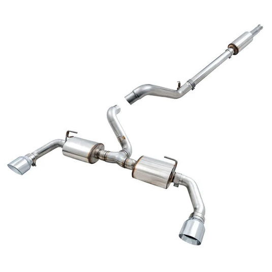 AWE Exhaust Tread Edition Axle Back Exhaust System for 18-22 Jeep Wrangler JL with 3.6L or 2.0L Engine