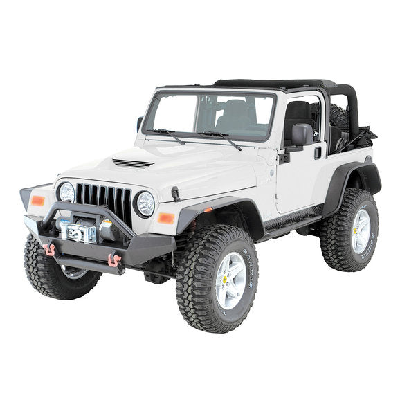 Load image into Gallery viewer, Cervini&#39;s Auto Design Ram Air Fiberglass Hood Factory Match Paint (Top &amp; Bottom) for 97-06 Jeep Wrangler TJ &amp; Unlimited
