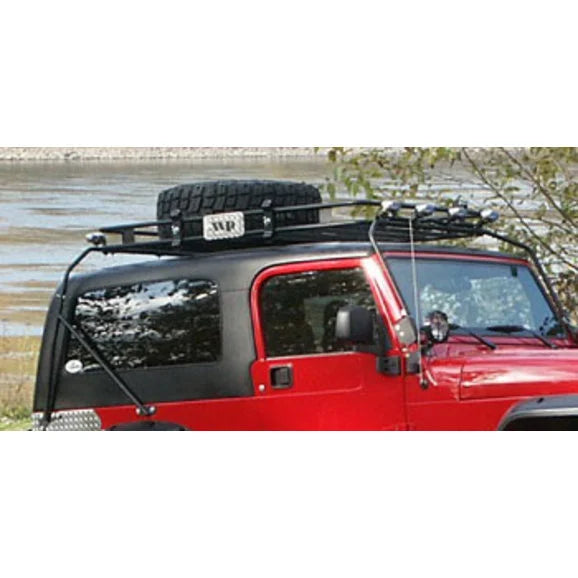 Load image into Gallery viewer, Warrior Products 849 Safari Sports Rack for 76-95 Jeep CJ-7 &amp; Wrangler YJ
