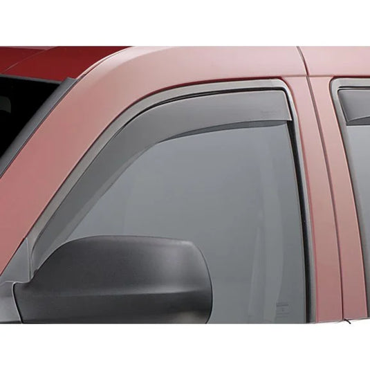 WeatherTech 80562 Front Side Window Deflector Set in Dark Smoke for 11-13 Jeep Grand Cherokee WK