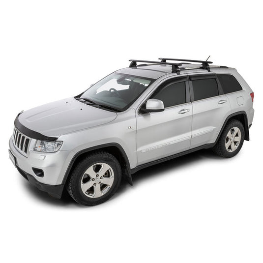 Rhino-Rack Vortex 2500 Roof Rack System for 11-18 Jeep Grand Cherokee WK2 with Factory Plastic Rails