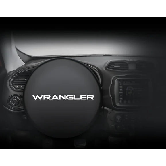 Plasticolor 008408R01 Wrangler Logo Steering Wheel Sunshade