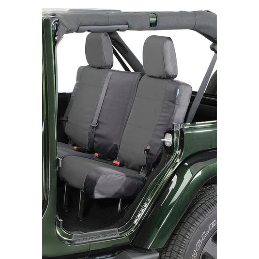 Coverking Rear Ballistic Nylon Seat Covers for 13-18 Jeep Wrangler JK 2 Door