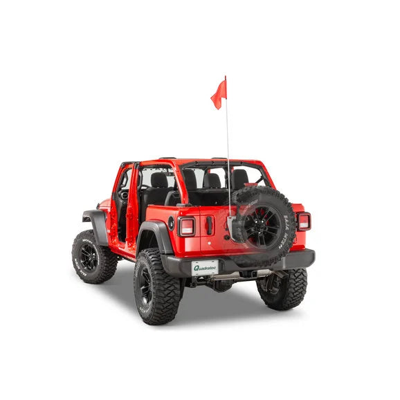 Load image into Gallery viewer, Quadratec Trail Flag with Mount Kit for 18-24 Jeep Wrangler JL
