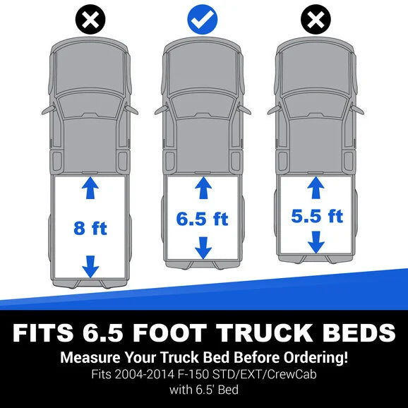 Load image into Gallery viewer, TACTIK Soft Tri-Fold Truck Bed Tonneau Cover for 04-14 Ford F-150
