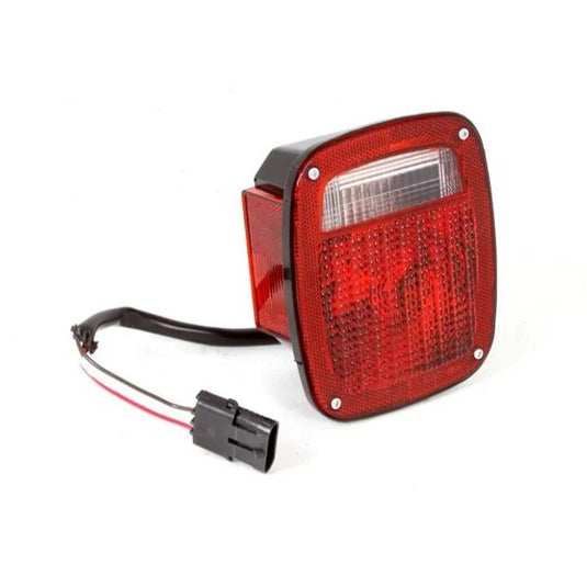 OMIX 12403.11 Driver Side Rear Tail Light in Black for 87-90 Jeep Wrangler YJ