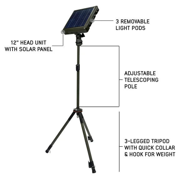 Load image into Gallery viewer, Overland Vehicle Systems 15059901 Encounter Solar Powered Camp Light
