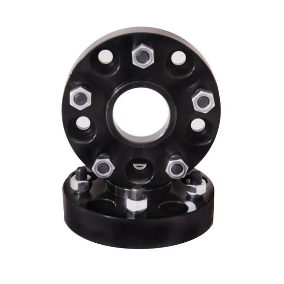 Rugged Ridge 15201.08 Wheel Spacers in Black for 87-06 Jeep Wrangler TJ with 5 on 4.5 Bolt Pattern