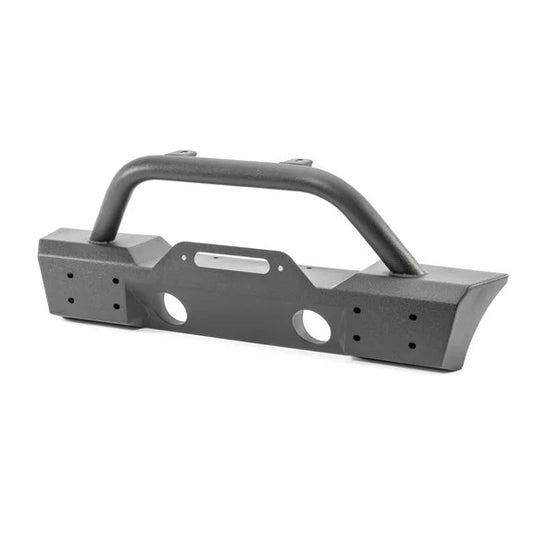 TACTIK Stubby Front Bumper with Hoop for 07-18 Jeep Wrangler JK