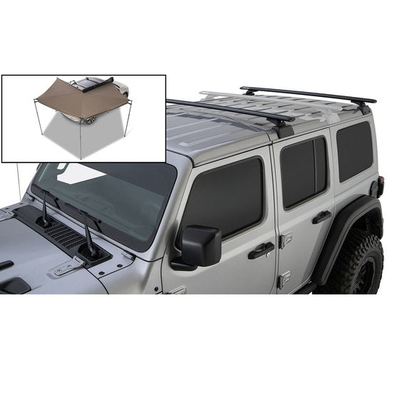 Load image into Gallery viewer, Rhino-Rack Vortex 2-Bar Backbone Roof Rack for 18-24 Jeep Wrangler JL Unlimited with Hardtop
