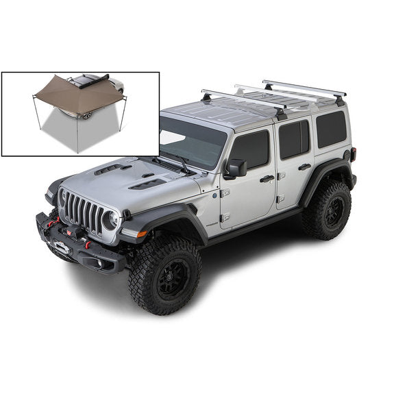 Load image into Gallery viewer, Rhino-Rack 2-Bar Backbone Roof Rack with Quick Mount Legs for 18-20 Jeep Wrangler JL Unlimited with Hardtop
