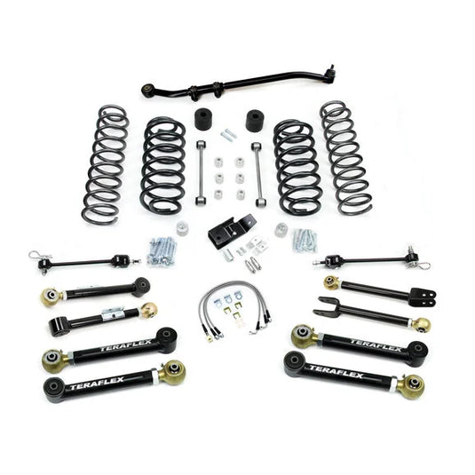 Teraflex 1456450 4" Premium Suspension System without Shocks for 97-06 Jeep Wrangler TJ & Unlimited