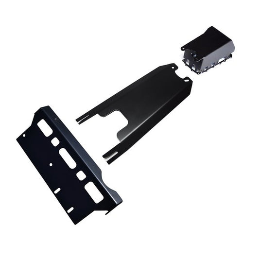 EVO Manufacturing Long Arm Compatible ProTek Skid Plate System for 07-18 Jeep Wrangler JK