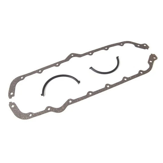 OMIX 17437.07 Oil Pan Gasket Set for 71-81 Jeep Vehicles with 5.0L 304c.i. 8 Cylinder Engine & 71-91 Vehicles with 5.9L 360c.i. 8 Cylinder Engine