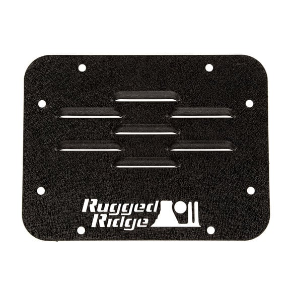 Load image into Gallery viewer, Rugged Ridge 11586.10 Tire Carrier Delete Plate for 07-18 Jeep Wrangler JK
