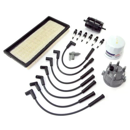 OMIX 17256.17 Ignition Tune Up Kit for 87-90 Jeep Cherokee XJ with 2.5L