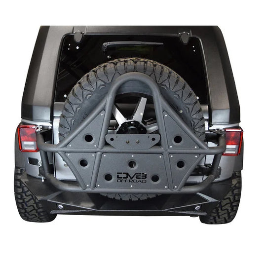 DV8 Offroad TCSTTB-01 TC-1 Tire Carrier for 07-18 Jeep Wrangler JK