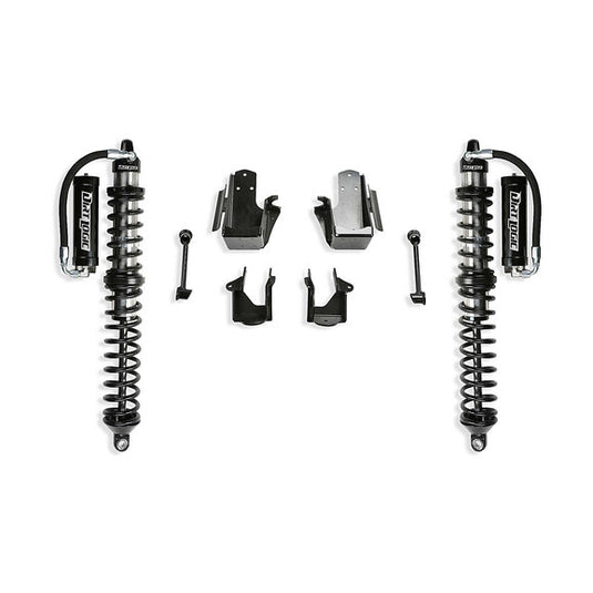 Fabtech Coilover Conversion with 2.5" Dirt Logic Front Reservoir Shocks for 20-22 Jeep Wrangler JL & Gladiator JT- Diesel