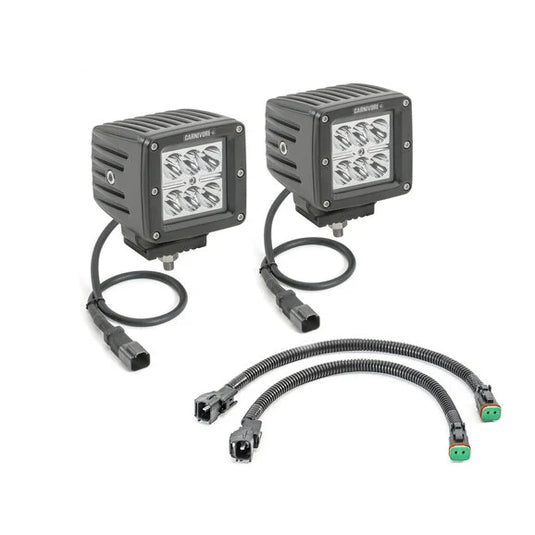 Carnivore Hi Performance 3" Cube LED Light Kit for 97-06 Jeep Wrangler TJ & Unlimited