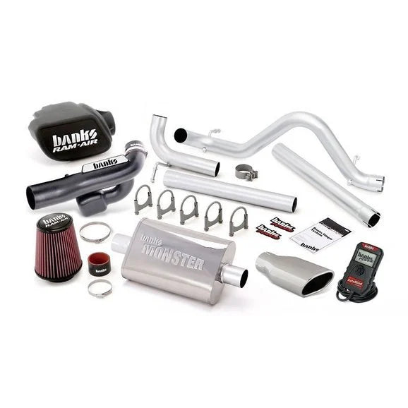 Banks Power Stinger Exhaust System with AutoMind Programmer for 12-14 Jeep Wrangler Unlimited JK 4DR