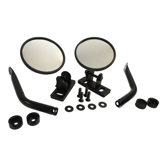 Crown Automotive RT30020 Quick Release Mirror Set for 76-15 Jeep CJ, Wrangler YJ, TJ and JK