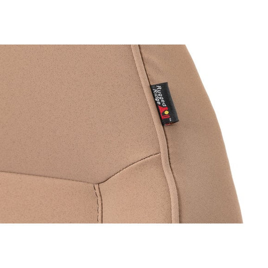 Rugged Ridge Premium Reclining Bucket Seat in Tan for 76-02 Jeep CJ, Wrangler YJ & TJ