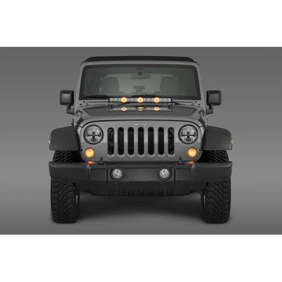 Load image into Gallery viewer, Quadratec J3 LED 28&quot; Light Bar with Amber Clearance Lights
