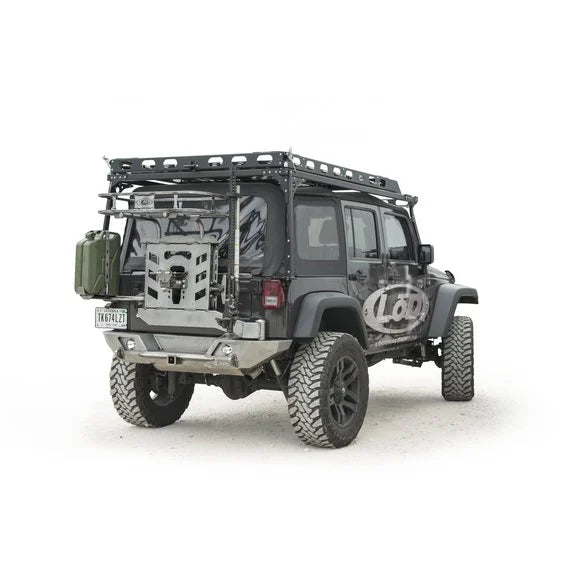 Load image into Gallery viewer, LoD Offroad Destroyer Hi-Lift Jack Mount for 07-23 Jeep Wrangler JK &amp; JL
