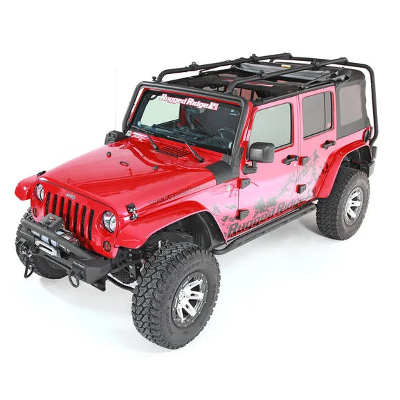 Load image into Gallery viewer, Rugged Ridge 11703.22 Sherpa Rack for 07-18 Jeep Wrangler Unlimited JK 4 Door
