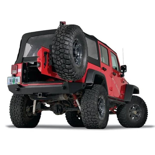 WARN 89800 Elite Series Rear Tire Carrier for 07-18 Jeep Wrangler JK