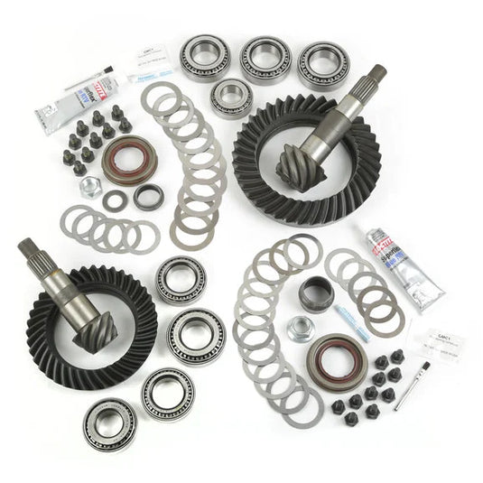 Alloy USA Front & Rear Ring and Pinion Kit for 07-18 Jeep Wrangler JK Non-Rubicon Models with Front Dana 30 Axle & Rear Dana 44