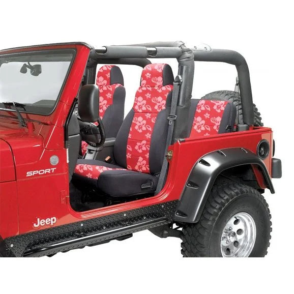 Coverking Front Seat Covers with Rear Cover for 03-06 Jeep Wrangler TJ & Unlimited