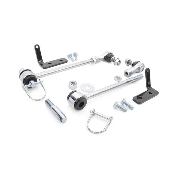 Load image into Gallery viewer, Rough Country Front Sway Bar Quick Disconnects for 07-18 Jeep Wrangler JK
