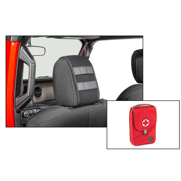 Load image into Gallery viewer, Overland Outfitters HD MOLLE Headrest Covers for 18-24 Jeep Wrangler JL &amp; Gladiator JT
